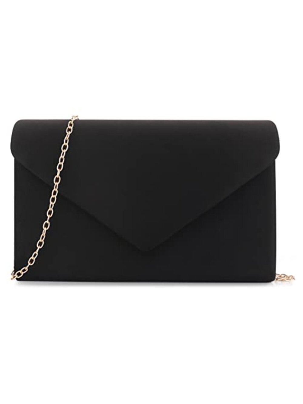 Faux Suede Pleated Clutch Purse Evening Bag Wedding Party Handbag